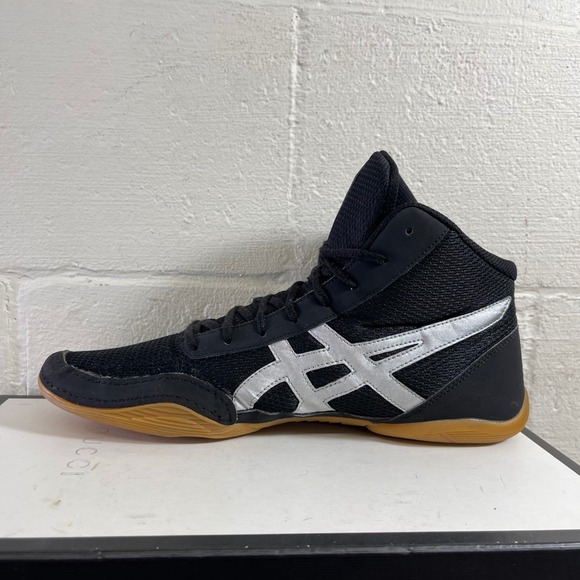 Asics Matflex 5 J504N Black Gum Athletic Wrestling Boxing Shoes Men\'s 13 US main image 12